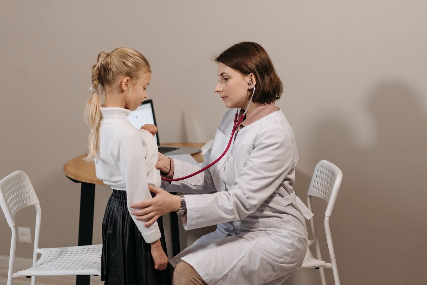 A healthcare consultation