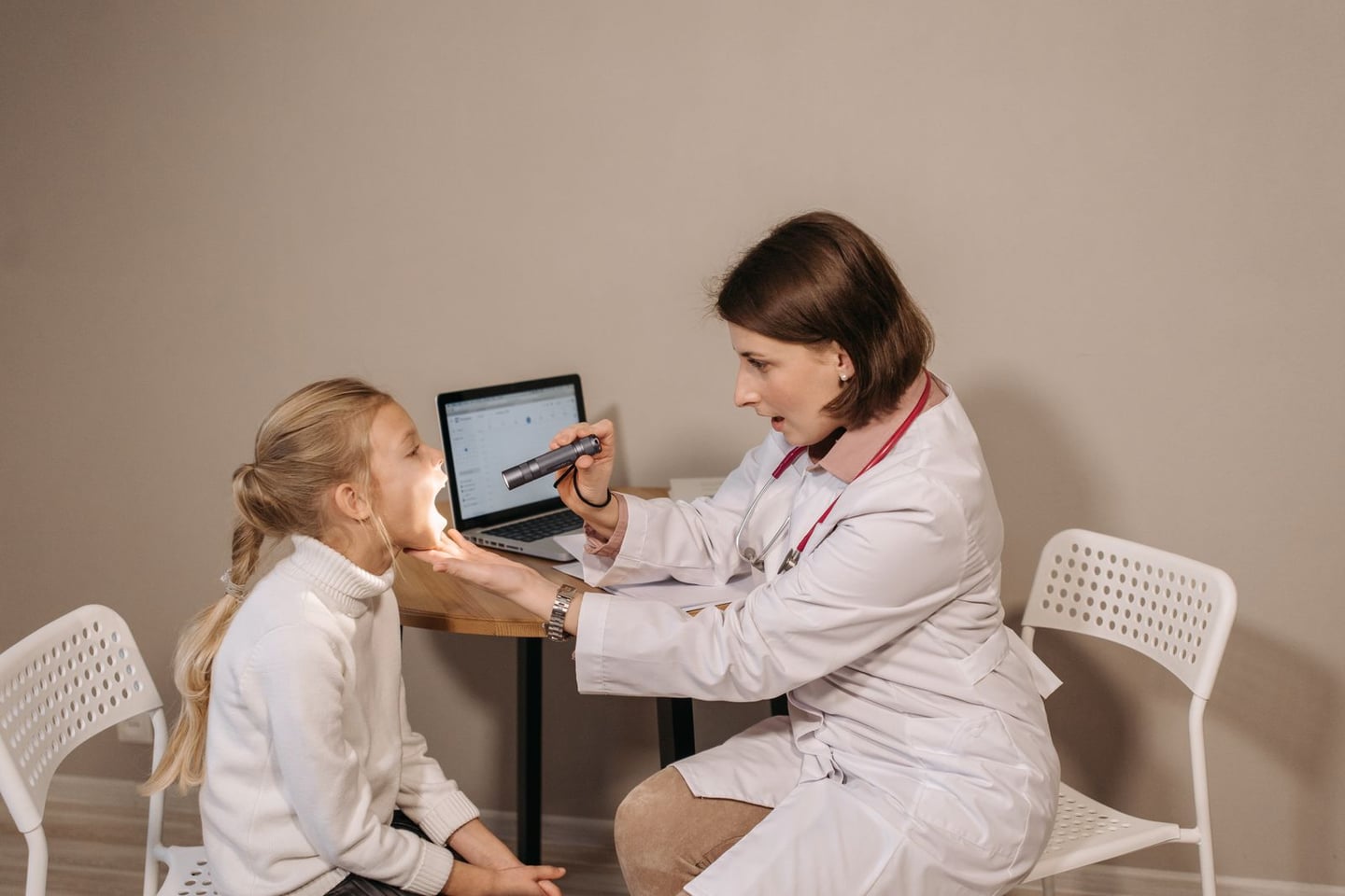 A healthcare consultation