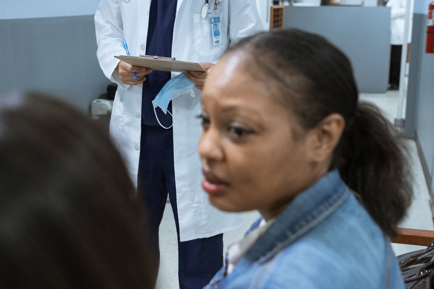 A healthcare consultation