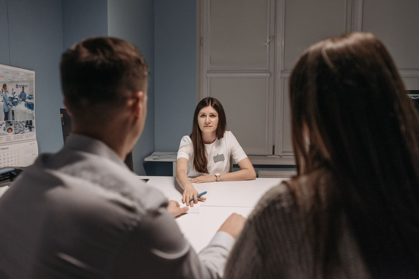 A healthcare consultation