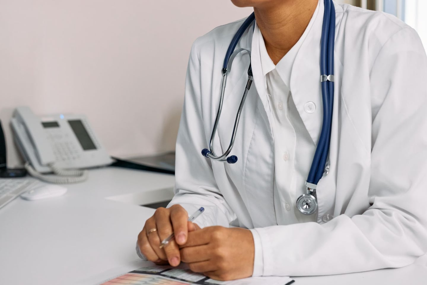 A healthcare consultation