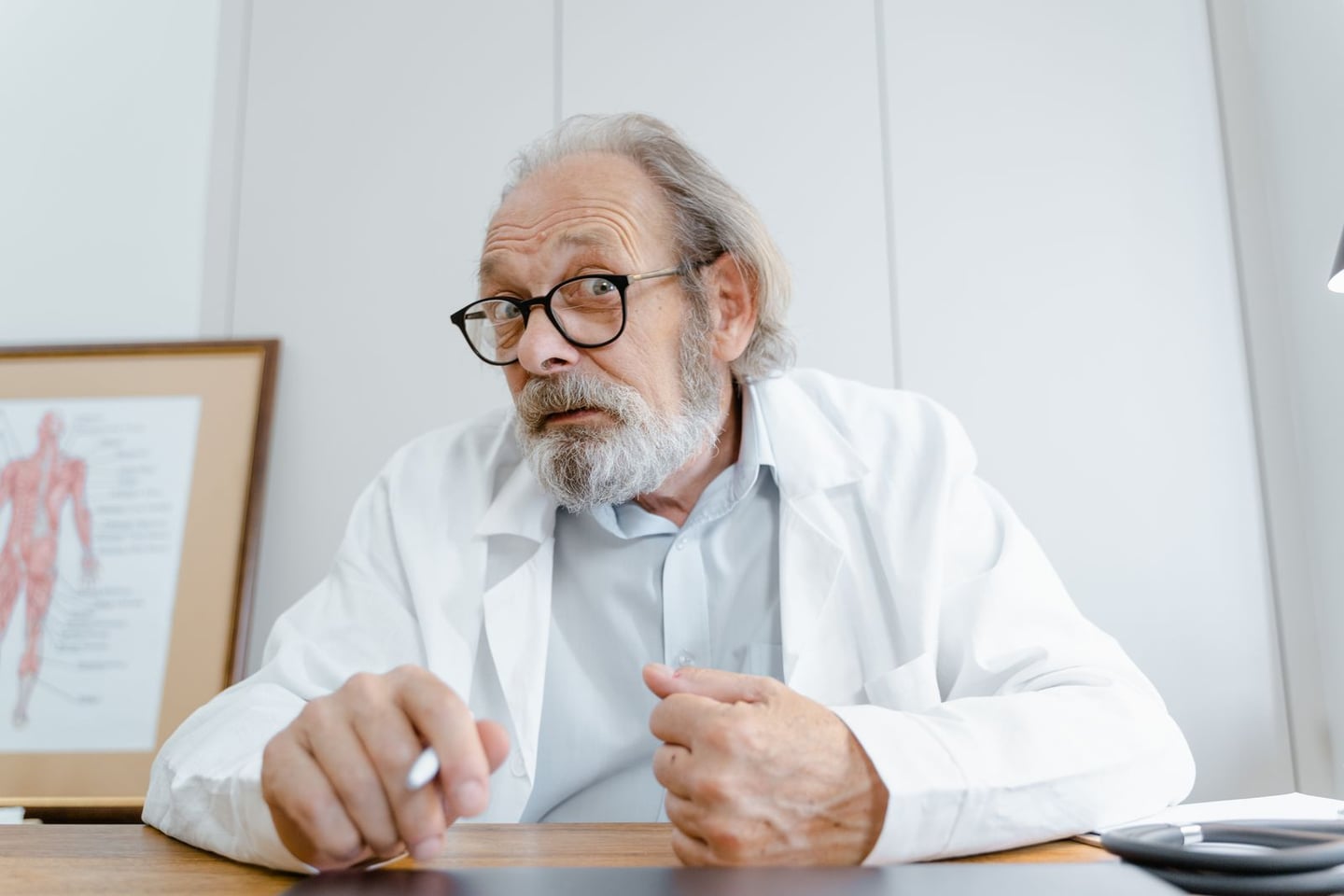 A healthcare consultation